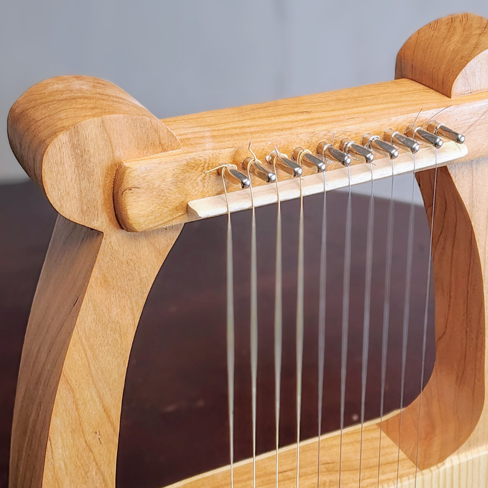 Davids Harp- 10 Stringed - Håndlavet iDavids Harp- 10 Stringed - Håndlavet i  